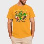 Teenage Mutant Ninja Pizza, Tricou Barbati (Unisex)