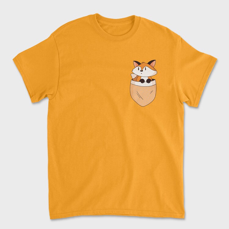 Pocket Fox, Tricou Barbati (Unisex)