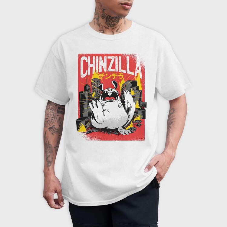 Chinzilla Chaos, Tricou Barbati (Unisex)