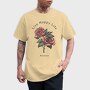 Live Happy Roses, Tricou Barbati (Unisex)