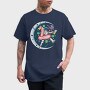 Space Flamingo Astronaut, Tricou Barbati (Unisex)