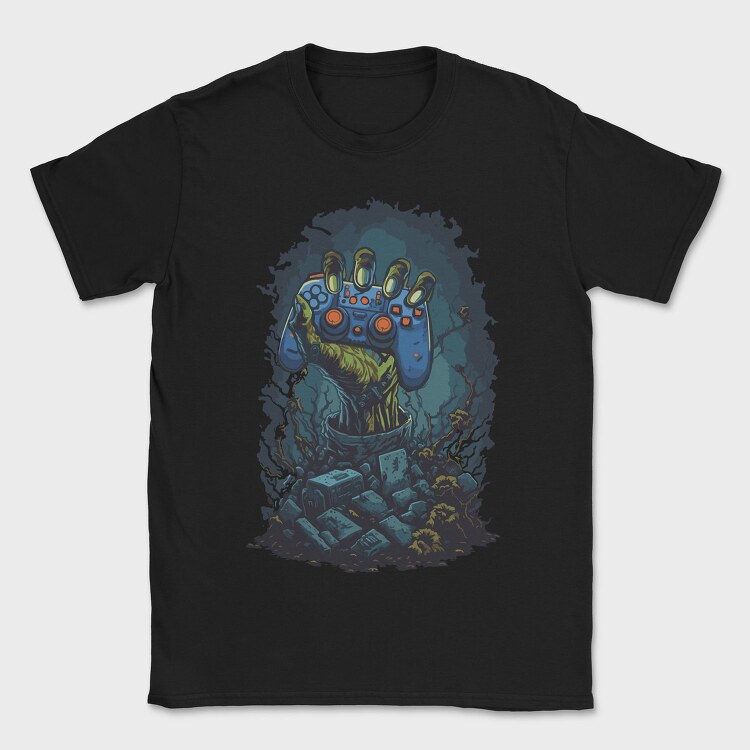 Zombie Gaming Hand, Tricou Barbati (Unisex)