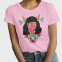 Cyber Pink Horns, Tricou Femei