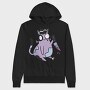 Zombie Cat Knife, Hanorac Oversize Barbati (Unisex)