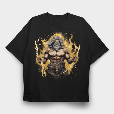 Zeusels, Tricou Oversize Barbati (Unisex)