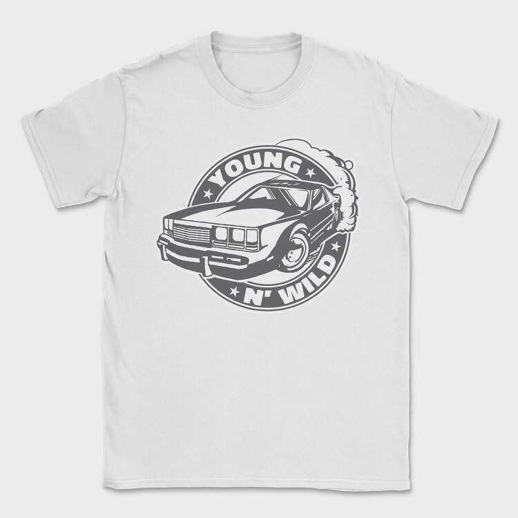 Young N Wild Car, Tricou Barbati (Unisex)