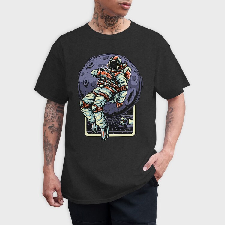 Moonwalk Astronaut, Tricou Barbati (Unisex)