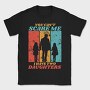 You Cant Scare Me I Have Two Daughters Silhouette, Tricou Barbati (Unisex)