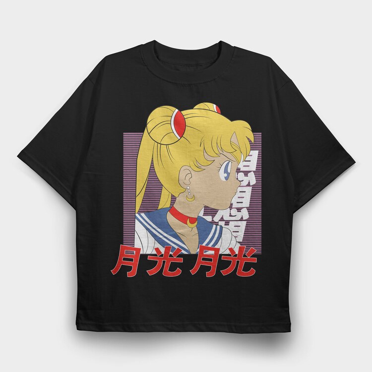 Sailor Moon 7, Tricou Oversize Barbati (Unisex)