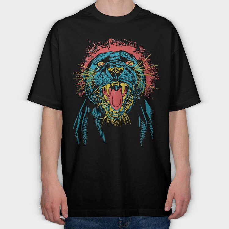 Roaring Tiger Roar, Tricou Oversize Barbati (Unisex)
