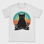 Yoga Cat 2, Tricou Barbati (Unisex)