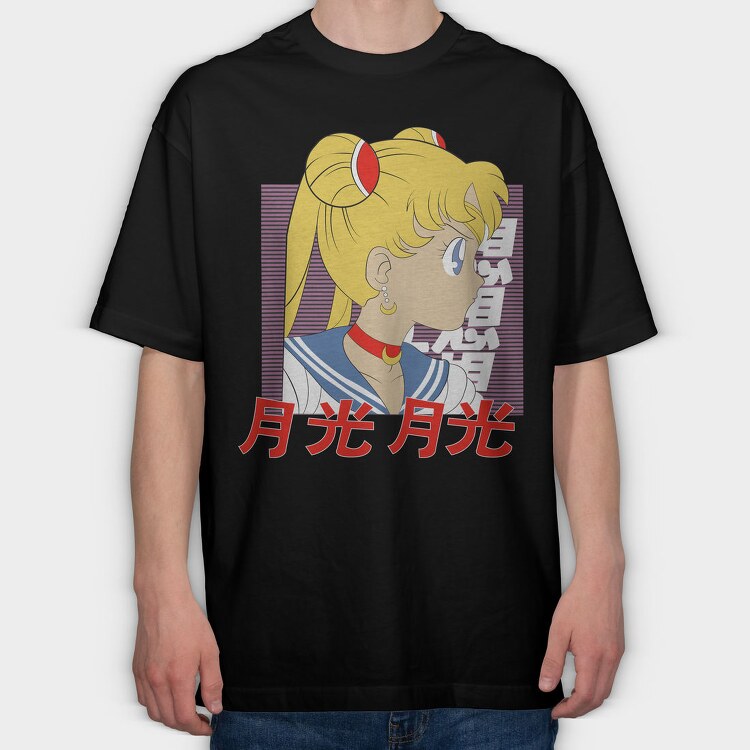 Sailor Moon 7, Tricou Oversize Barbati (Unisex)