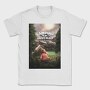 Yoga Camping, Tricou Barbati (Unisex)