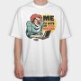 Clown Social Media, Tricou Oversize Barbati (Unisex)