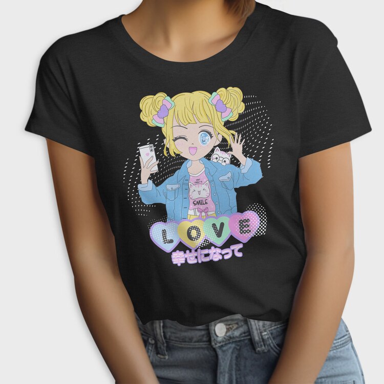 Love Cat Selfie, Tricou Femei