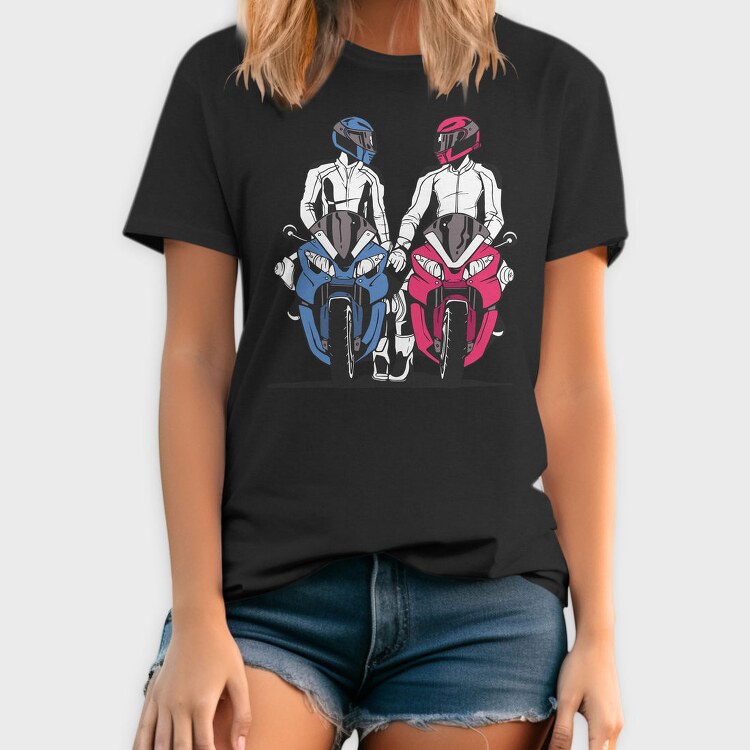 Motorcycle Duo, Tricou Barbati (Unisex)