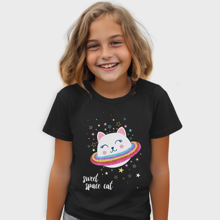 Space Kitty Vibes, Tricou Copii