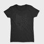 Wolf With Flowers, Tricou Femei