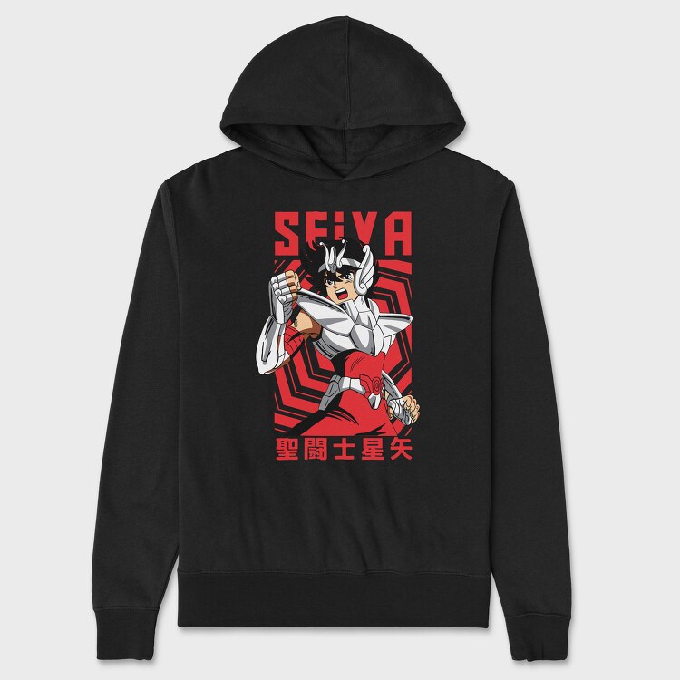 Saint Seiya Knights of the Zodiac 7, Hanorac Oversize Barbati (Unisex)