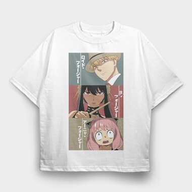 Spy X Family 1, Tricou Oversize Barbati (Unisex)
