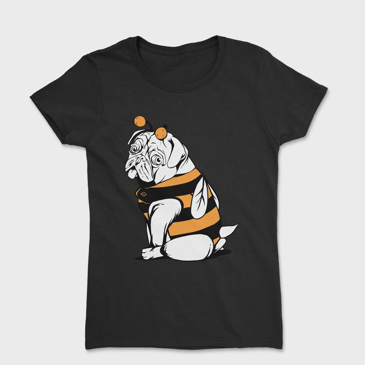 Bee Pug Dog, Tricou Femei
