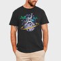 Space Palm Astronaut, Tricou Barbati (Unisex)