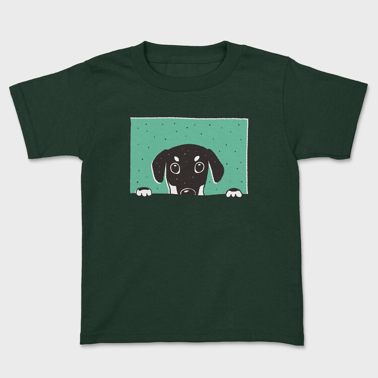 Peeking Dog, Tricou Copii