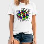 Color Block Cube, Tricou Barbati (Unisex)