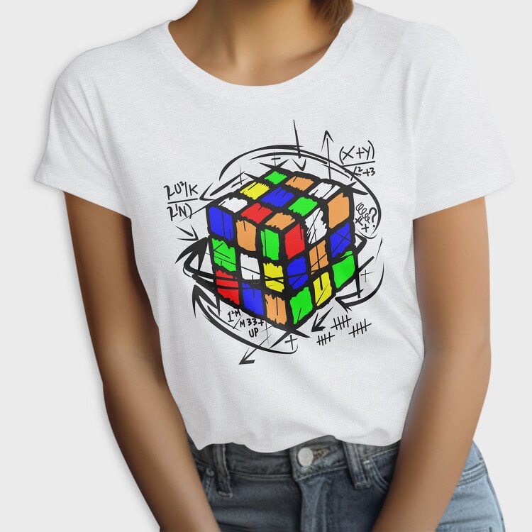 Color Block Cube, Tricou Femei