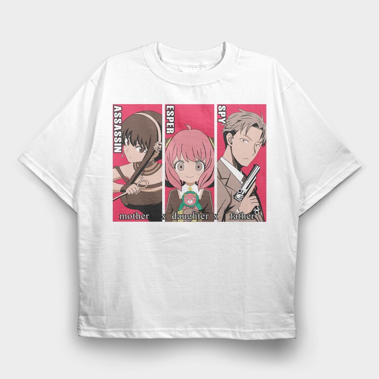 Spy X Family 15, Tricou Oversize Barbati (Unisex)