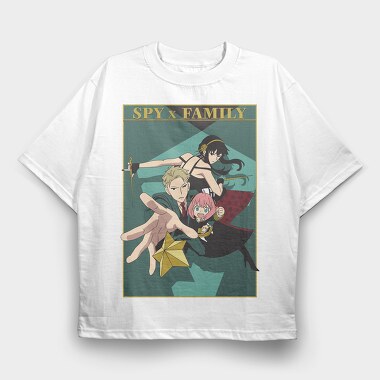 Spy X Family 2, Tricou Oversize Barbati (Unisex)