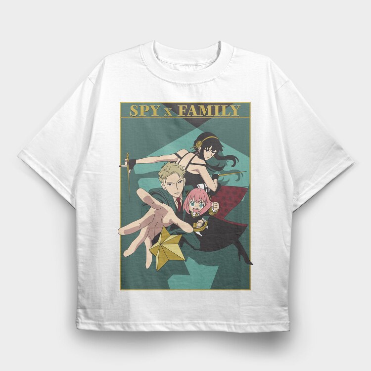 Spy X Family 2, Tricou Oversize Barbati (Unisex)