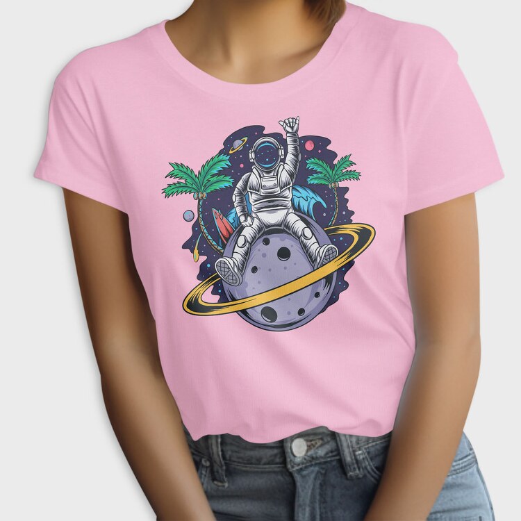 Space Palm Astronaut, Tricou Femei