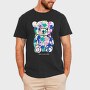 Color Splash Bear, Tricou Barbati (Unisex)