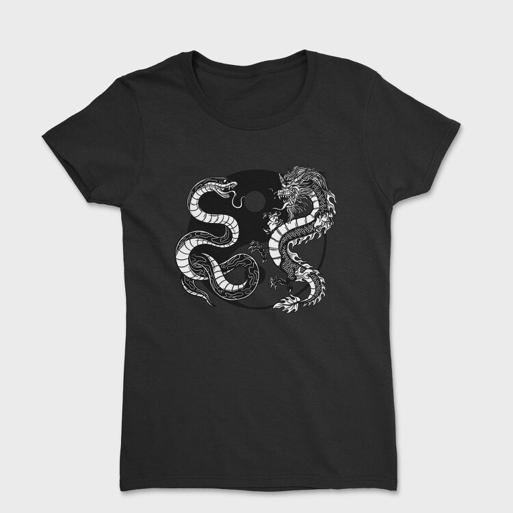 Yin Yang Dragon Snake, Tricou Femei