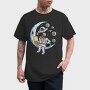 Space Pizza Astronaut, Tricou Barbati (Unisex)