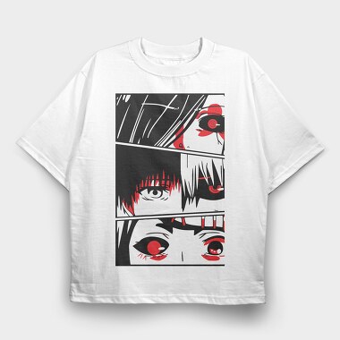 Tokio Ghoul 5, Tricou Oversize Barbati (Unisex)