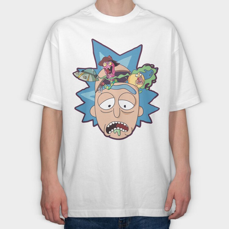 Mad Ricks Chaos, Tricou Oversize Barbati (Unisex)