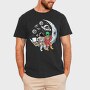 Space Pizza Astronauts, Tricou Barbati (Unisex)