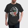 Space Pizza Astronauts, Tricou Barbati (Unisex)
