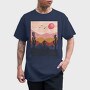 Desert Sunset Vibes, Tricou Barbati (Unisex)