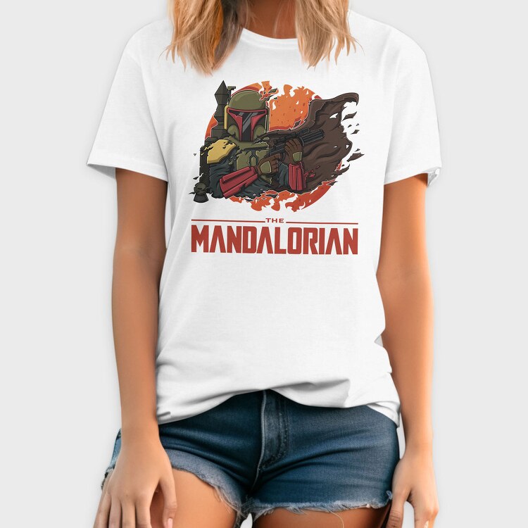 Mandalorian Warrior, Tricou Barbati (Unisex)