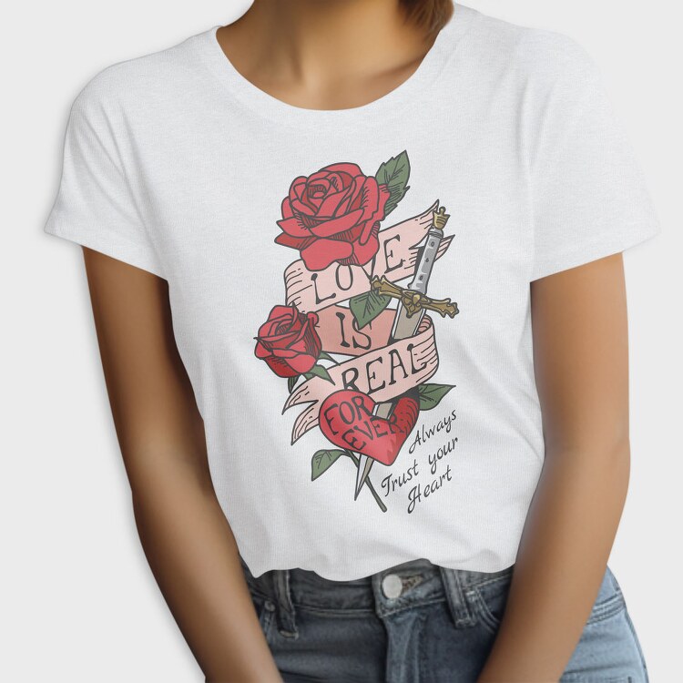 Rose Love Dagger, Tricou Femei