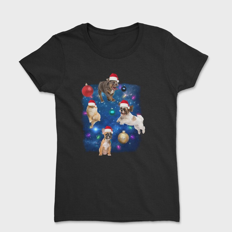 Xmas Dogs, Tricou Femei