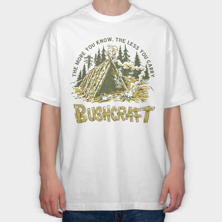 The More You Know the Less You Carry, Tricou Oversize Barbati (Unisex)