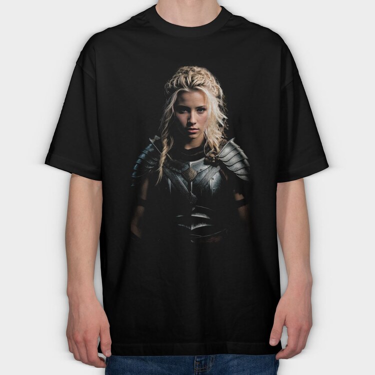 Woman Warrior, Tricou Oversize Barbati (Unisex)