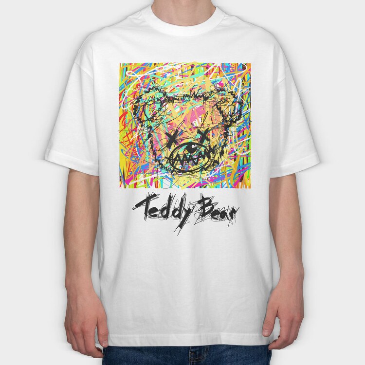 Colorful Chaos Vibes, Tricou Oversize Barbati (Unisex)