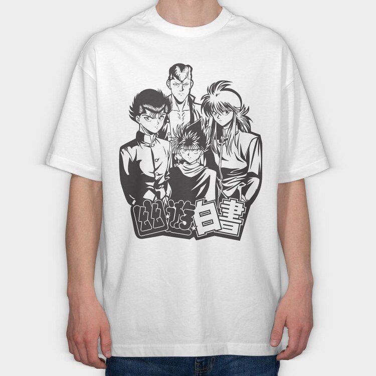 Yu Yu Hakusho 6, Tricou Oversize Barbati (Unisex)