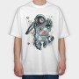 Space Ramen Astronaut, Tricou Oversize Barbati (Unisex)