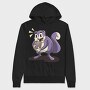 Cute Squirrel, Hanorac Oversize Barbati (Unisex)